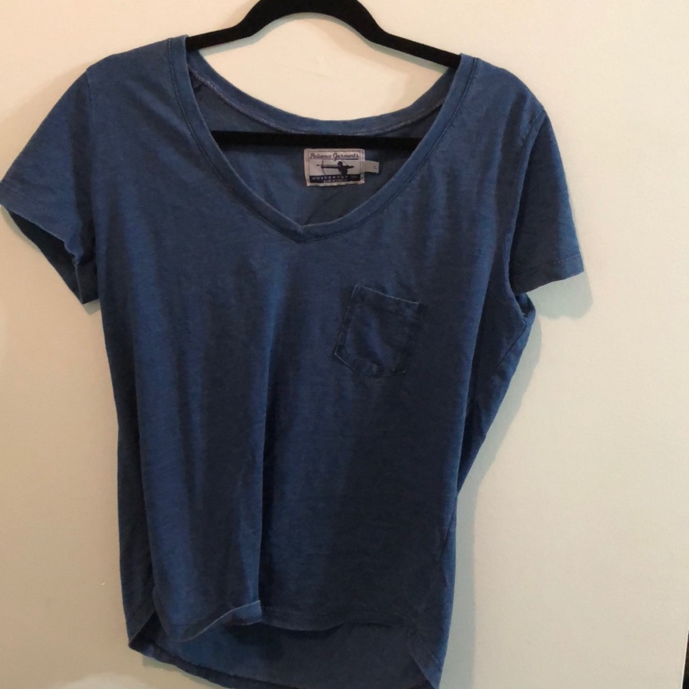 Guideboat denim short sleeve tee